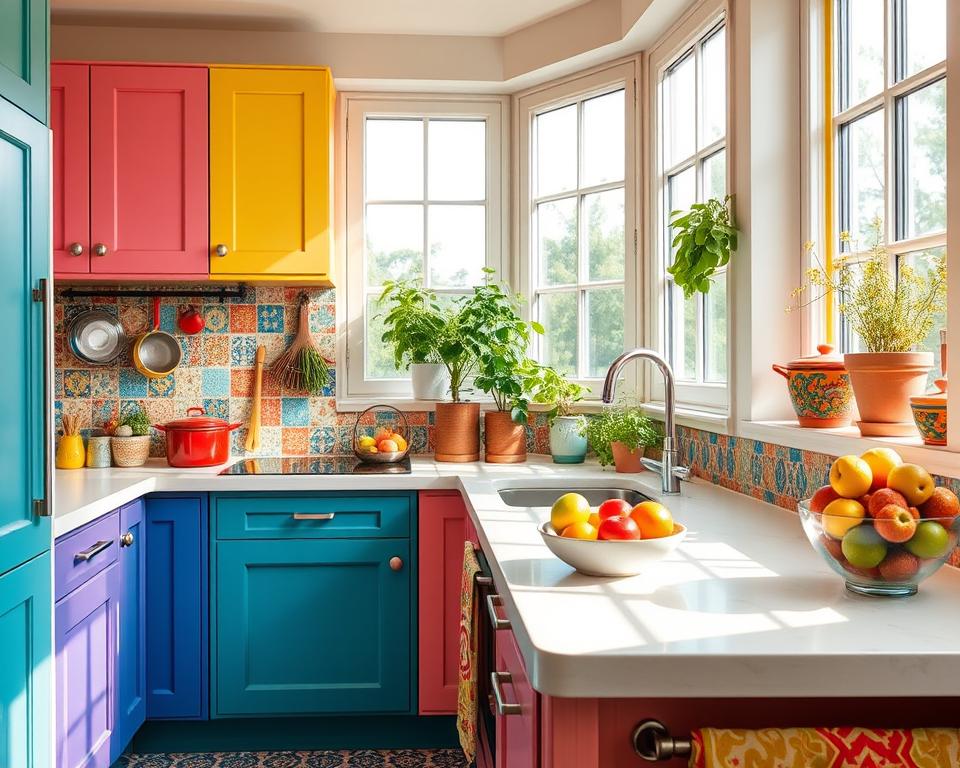 Colorful kitchen