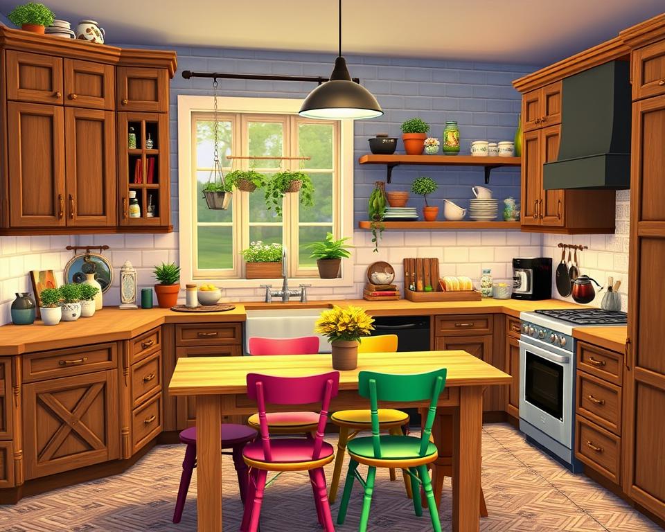 Sims 4 CC kitchen decor