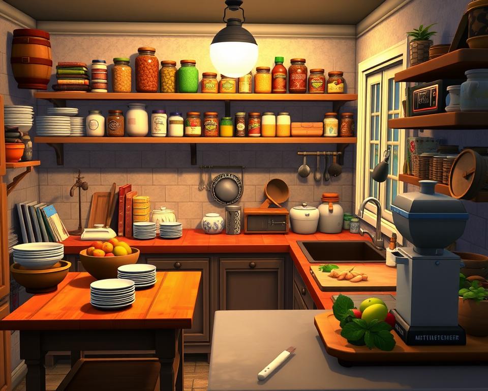 Sims 4 kitchen clutter