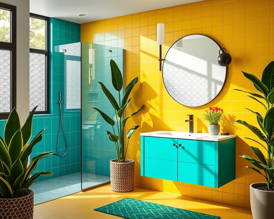 Vibrant Bathroom Design