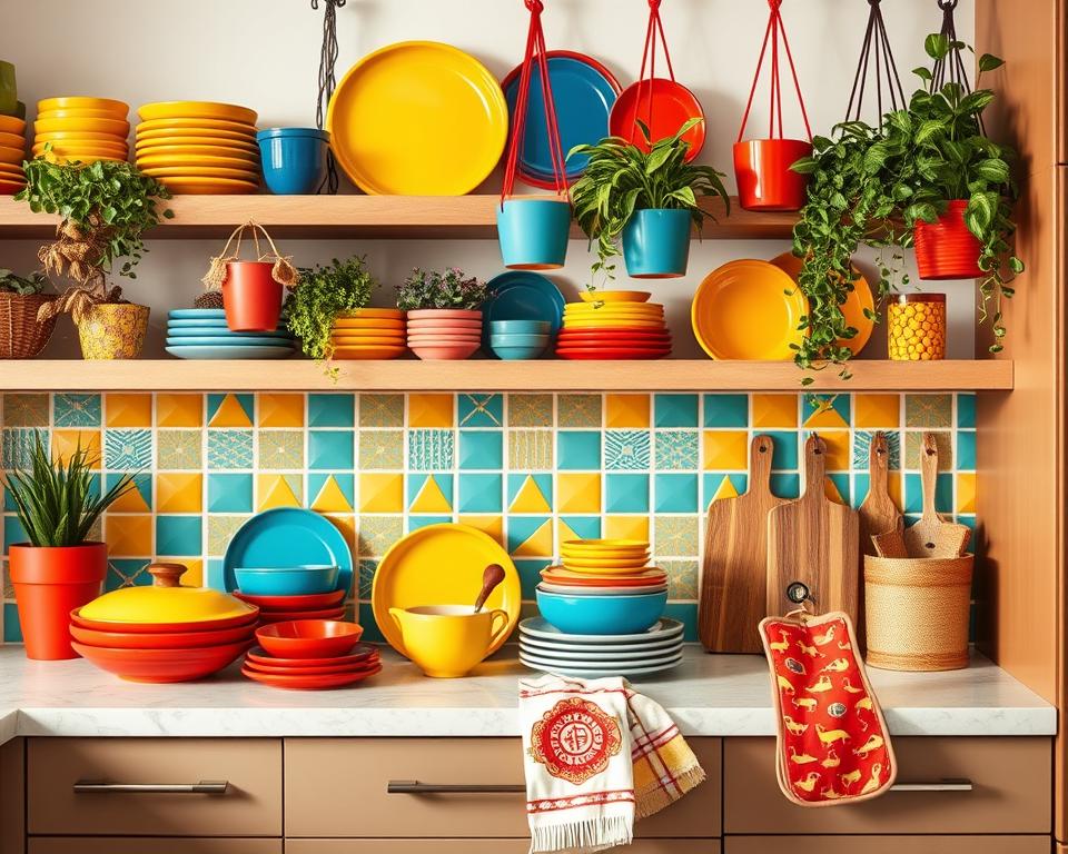 colorful kitchen decor