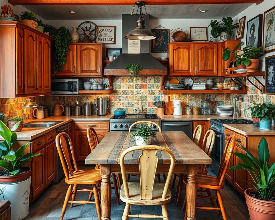 eclectic kitchen