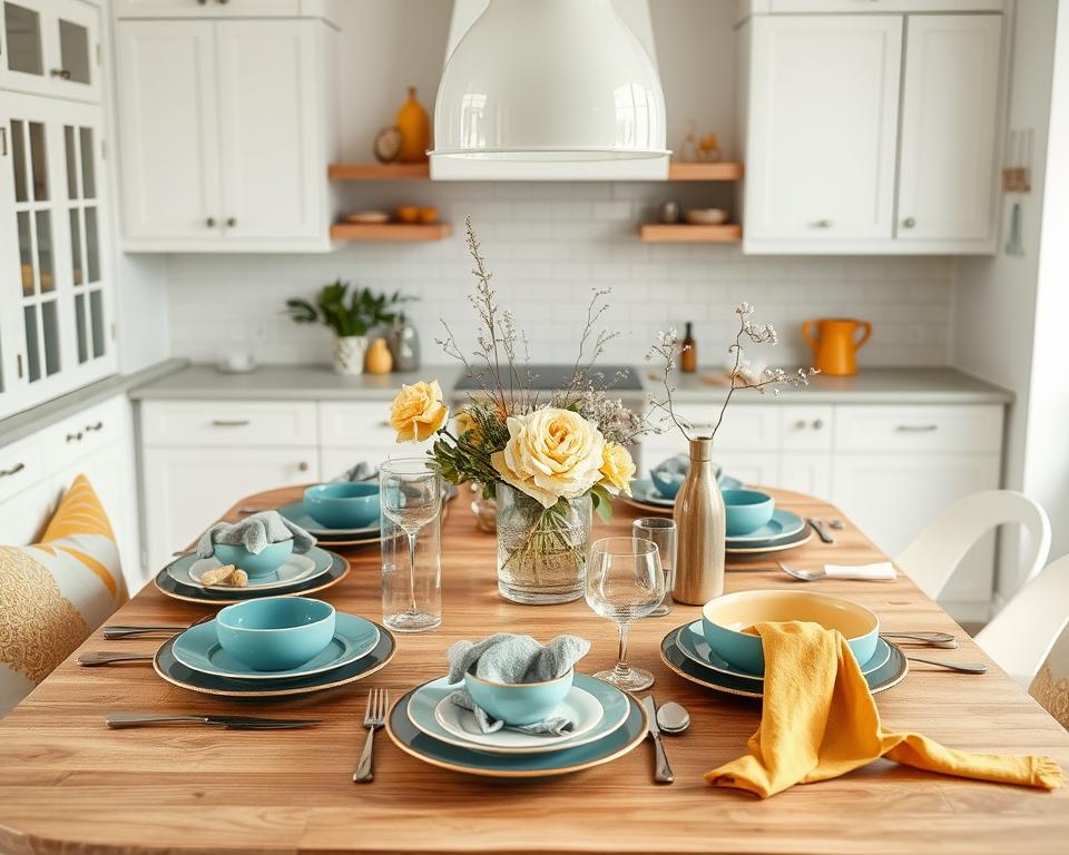 kitchen table color schemes