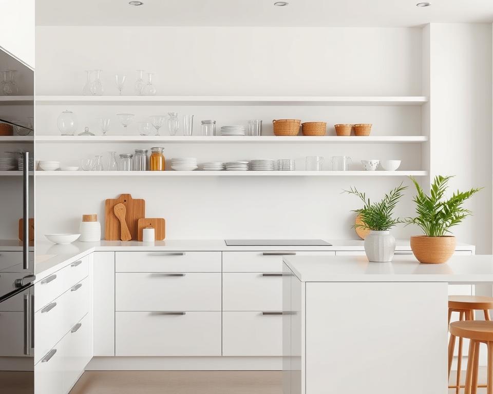 minimalist kitchen storage