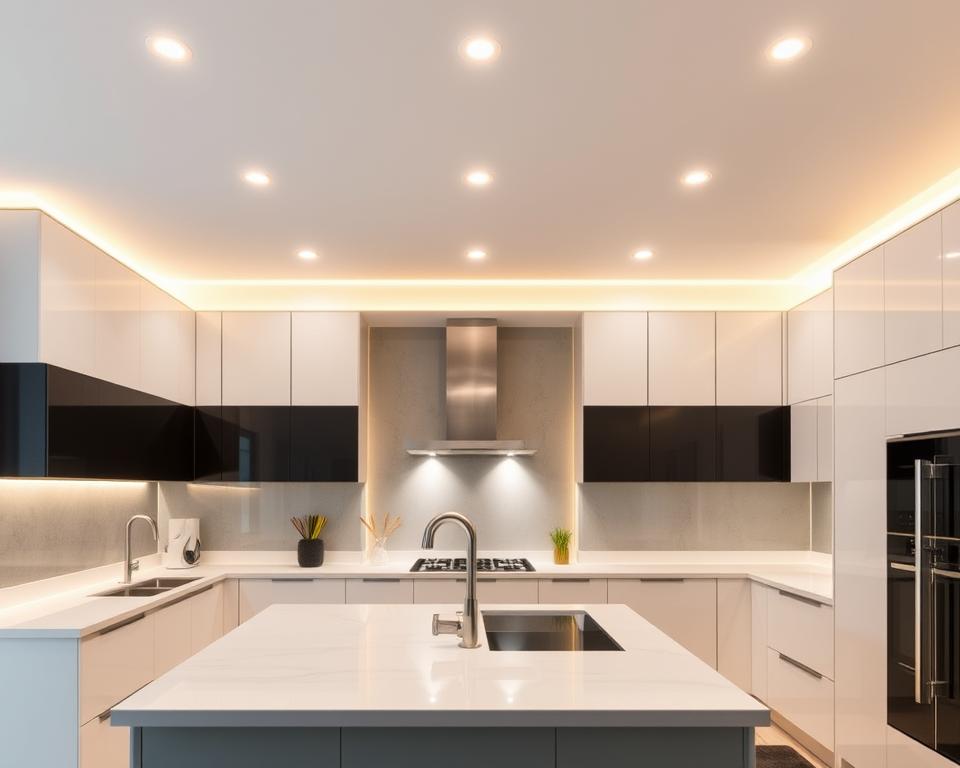 recessed lighting in kitchen