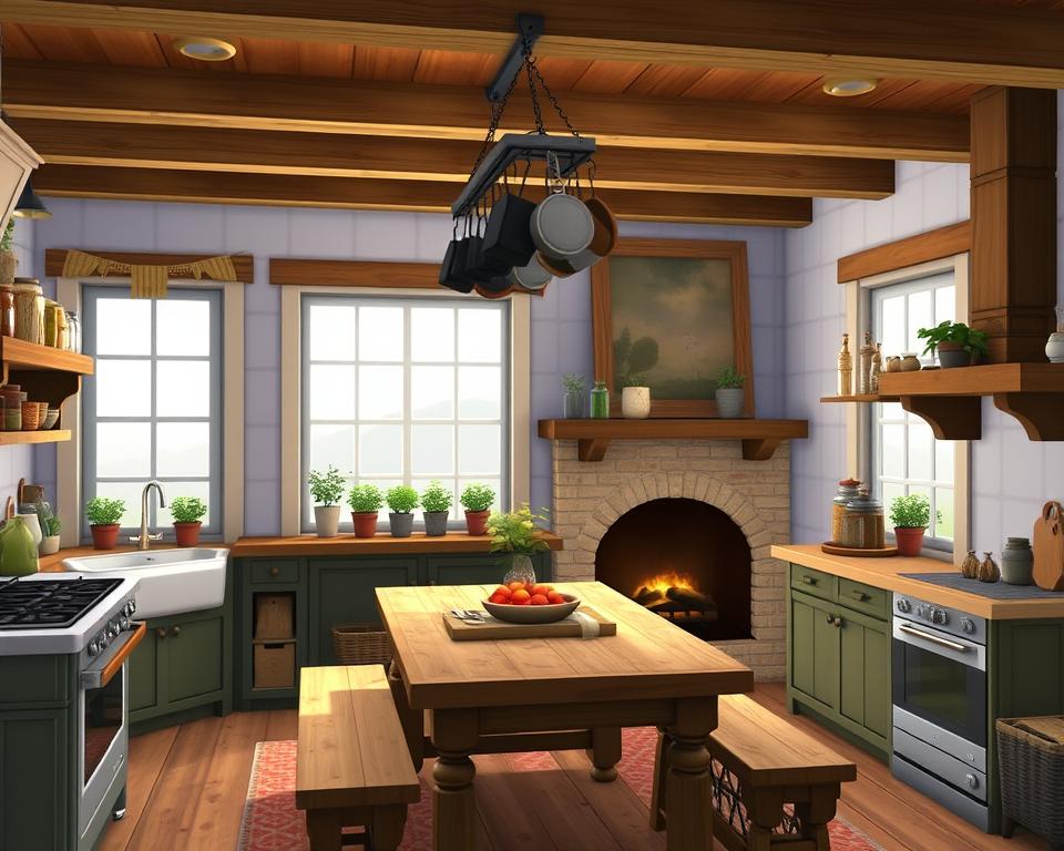 Rustic Kitchen Decor for Sims 4: Cozy Home Ideas