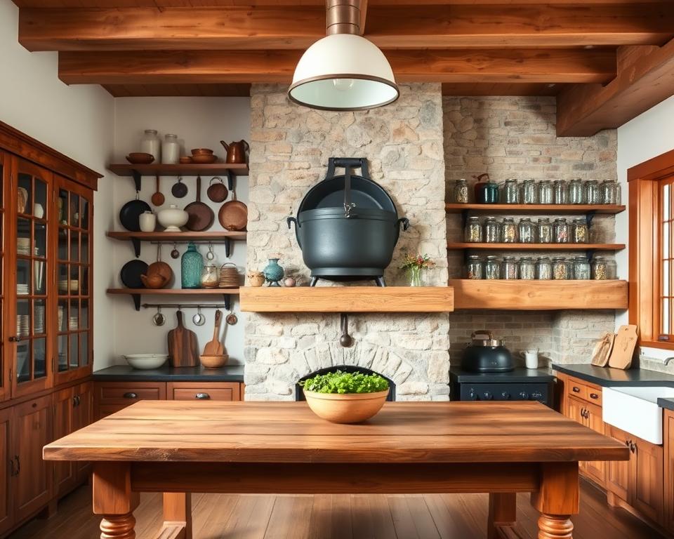 rustic kitchen design elements