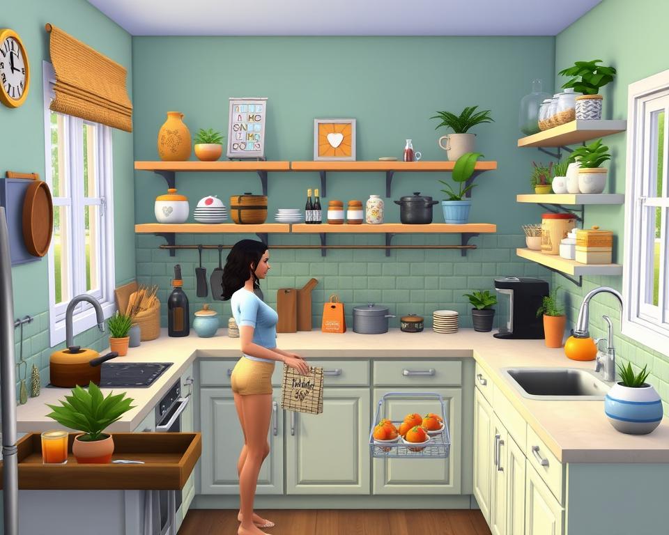 sims 4 kitchen cc installation