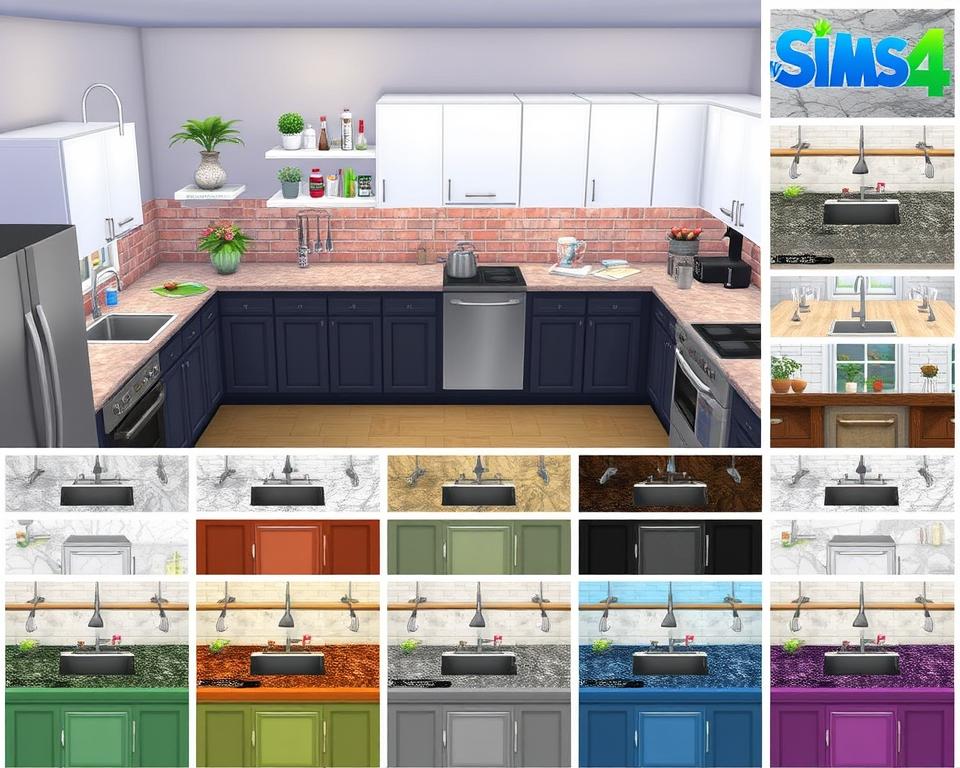 sims 4 kitchen counters cc