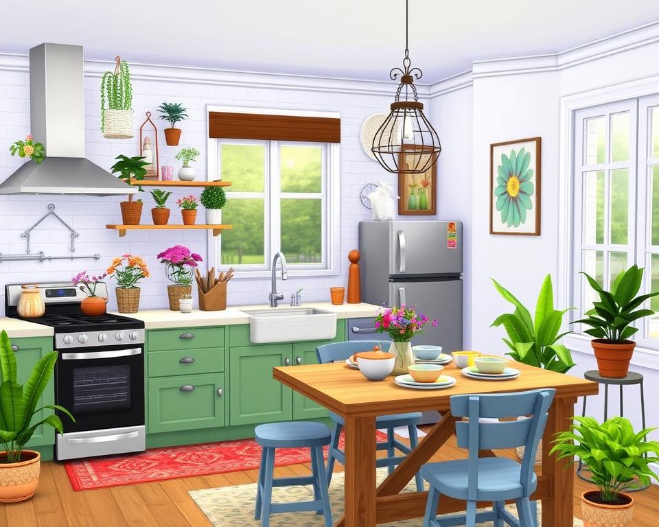 sims 4 kitchen decor