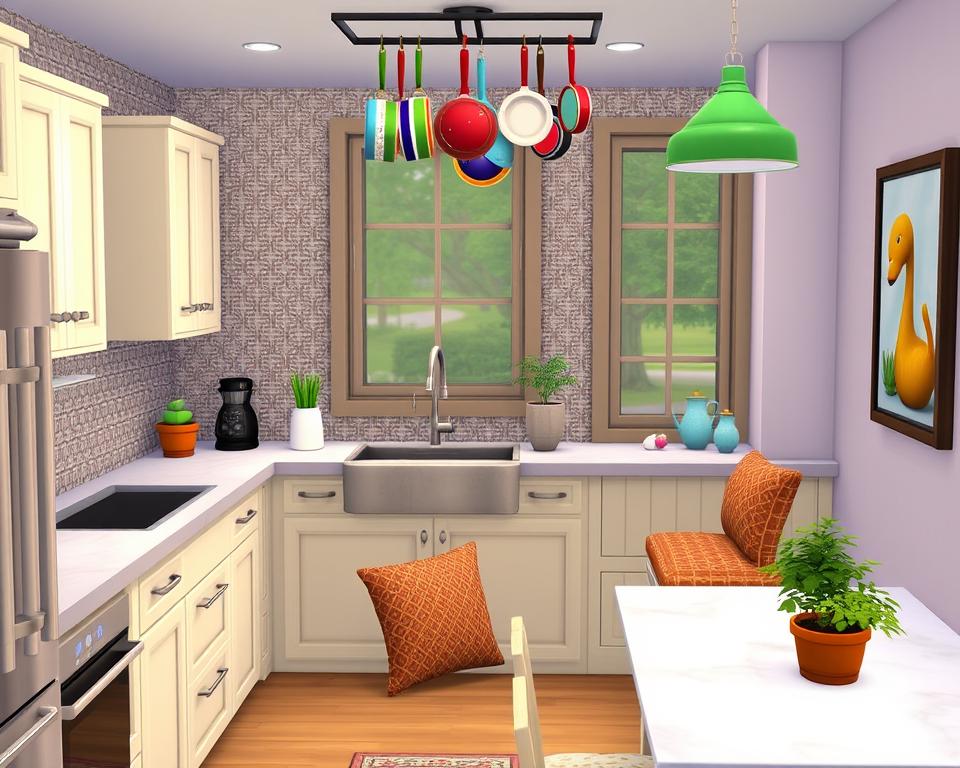 sims 4 kitchen decor